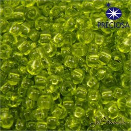 Rokajl Preciosa 10/0 zelená priehľadná 10g (12046)